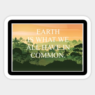 Earth Shirt Design 2020 Sticker